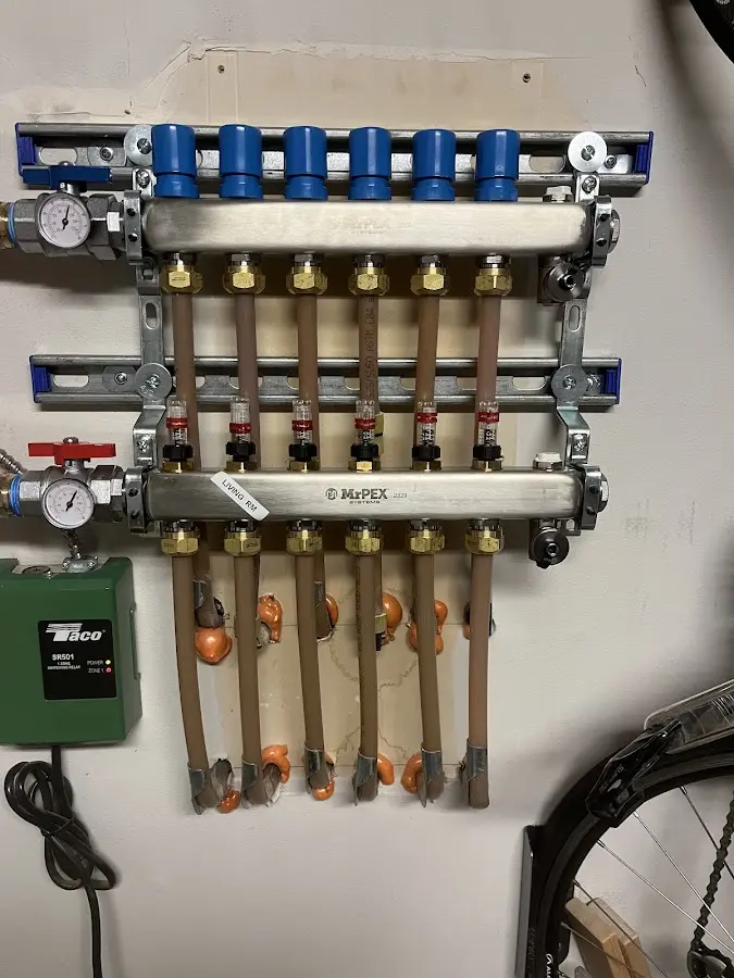 Plumber performing Leak Detection at a residential property in Greenwood